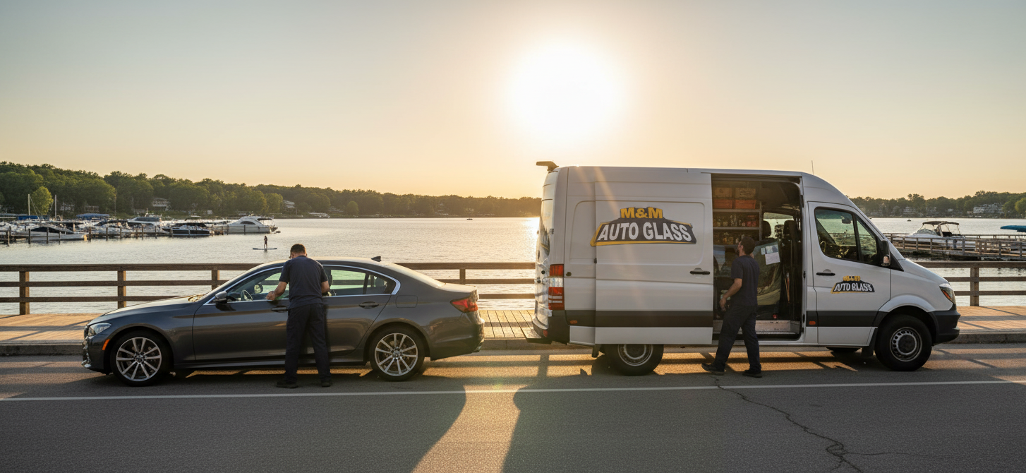 Auto Glass Repair and Windshield Replacement servicing in Flower Mound TX